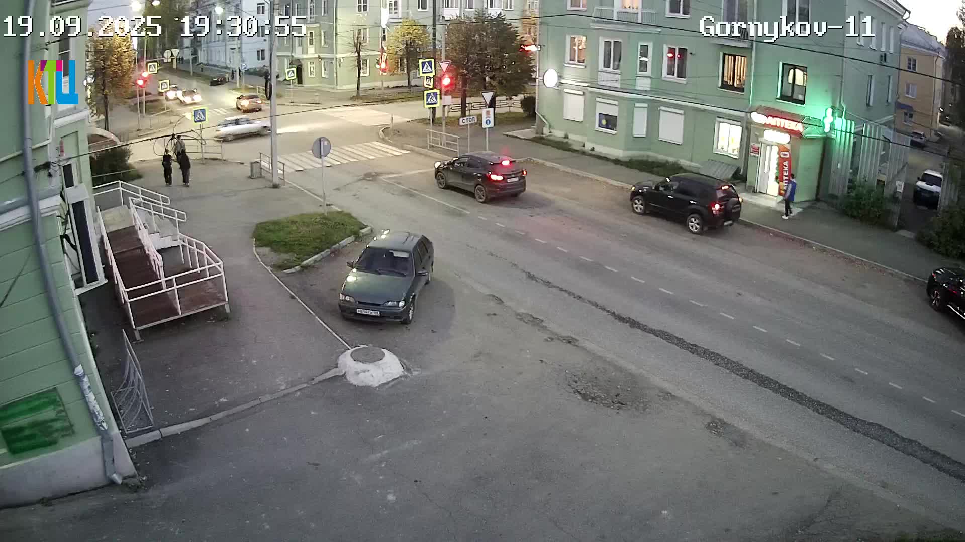 перекресток Горняков-Строителей